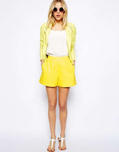 ASOS High Waist Linen Shorts